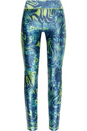 VERSACE Leggins con animal print
