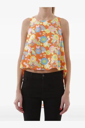 JEREMY SCOTT Top con estampado floral