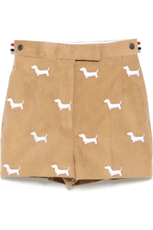Thom Browne Shorts con etiqueta lateral