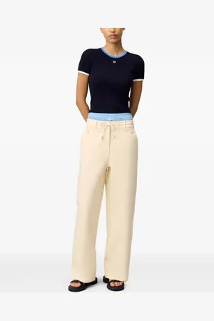 Claudie Pierlot Pantalones cargo con tiro bajo
