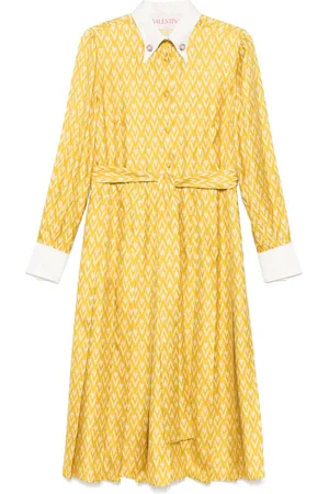 VALENTINO GARAVANI Vestido midi con estampado Toute La V