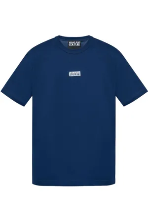 VERSACE Playera con parche del logo