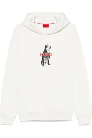 HUGO BOSS Hoodie con animal print