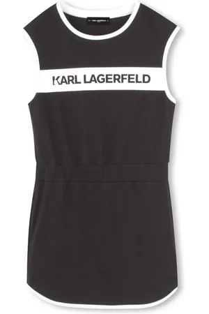 Karl Lagerfeld Vestido con logo estampado