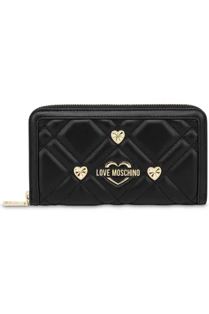 Moschino Cartera con placa del logo