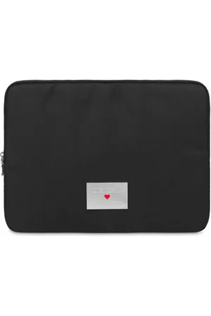 Moschino Funda para laptop con placa del logo