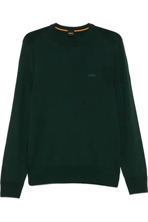 HUGO BOSS Suéter con logo bordado