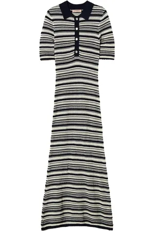Twin-Set Vestido tejido con motivo de rayas
