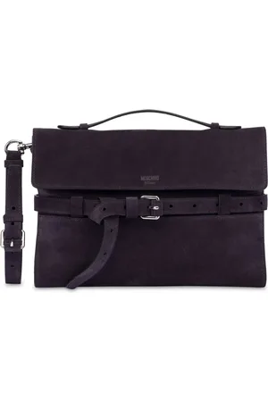 Moschino Tote Tie Me de piel