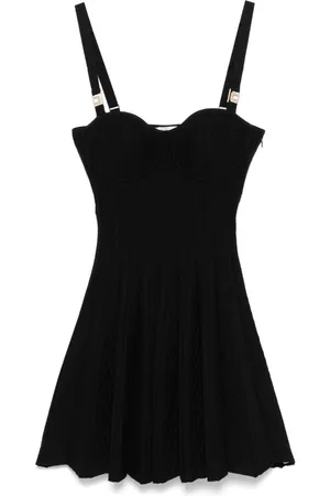 Elisabetta Franchi Vestido tejido plisado