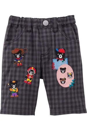 Miki House Pants con detalle de parche