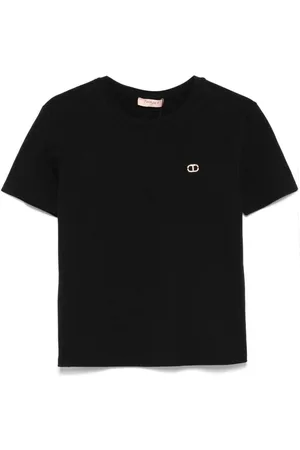 Twin-Set Playera con placa Oval T