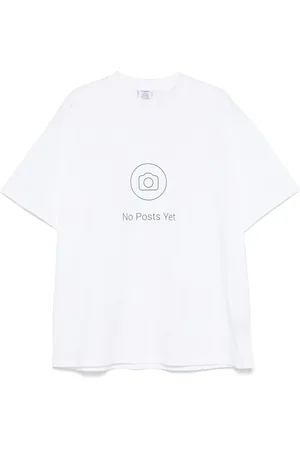 Vetements Playera No Posts Yet