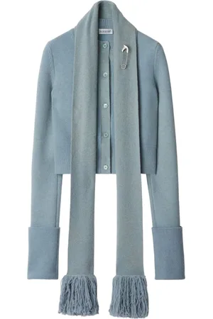 Burberry Cárdigan con detalle de mascada