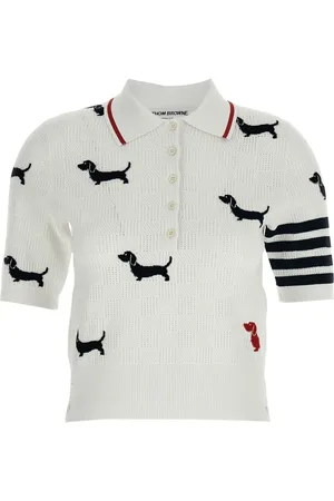 Thom Browne Playera tipo polo Hector