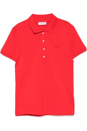 Lacoste Playera tipo polo con parche del logo