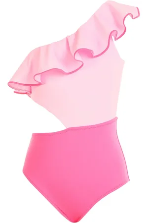 Nessi Byrd Traje de baño con detalle de volantes