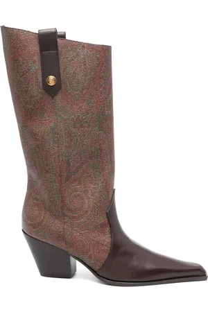 Etro Zapatos con motivo de cachemira y tacón de 60mm