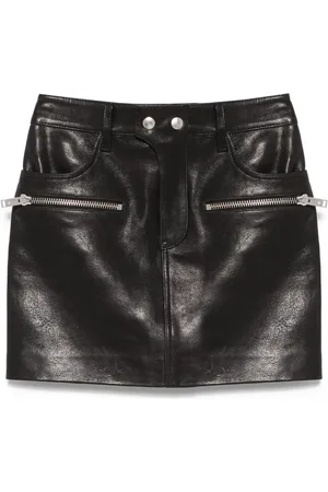 ANINE BING Falda corta Steel