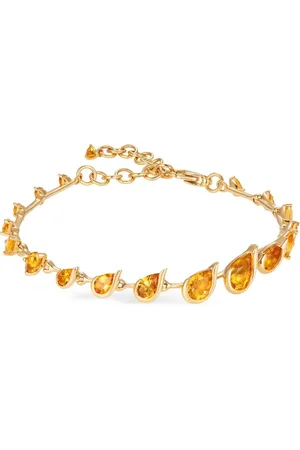 Fernando Jorge Pulsera Flame en oro amarillo de 18kt con citrino