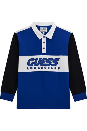 Guess Playera tipo polo con diseño color block