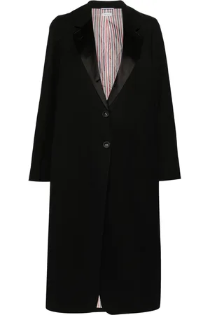 Thom Browne Abrigo texturizado con botones
