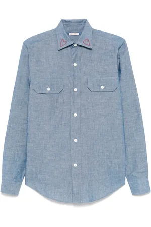 Fursac Camisa con corazón bordado