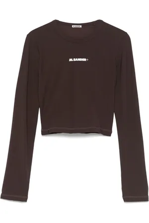 Jil Sander Playera con logo estampado