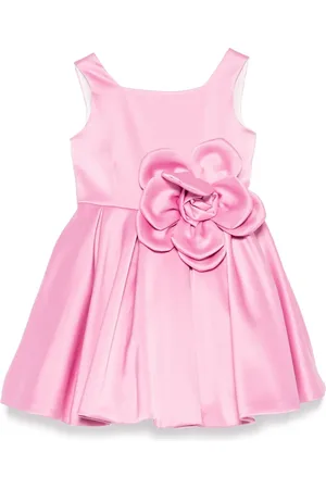 COLORICHIARI Vestido con aplique floral