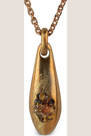 PARTS OF FOUR Collar Chrysalis en plata de ley bañada en oro rosa de 18kt