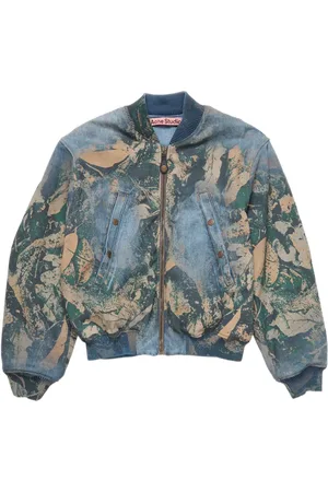 Acne Studios Chamarra bomber de mezclilla