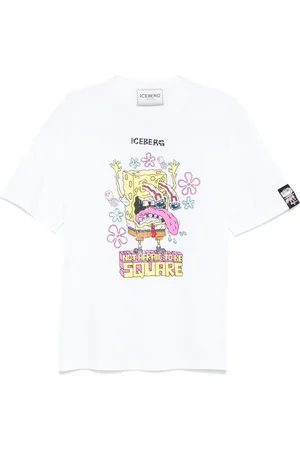 Iceberg Playera con motivo estampado