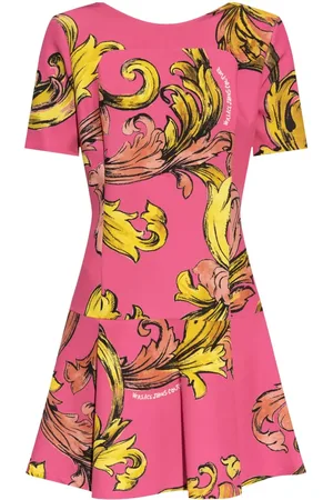 VERSACE Vestido corto estampado