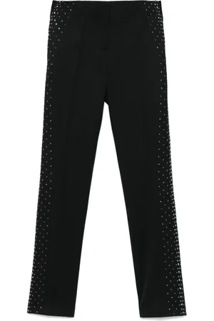 The Attico Pantalones con detalles de cristal