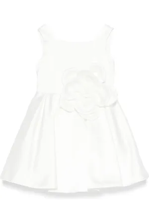 COLORICHIARI Vestido con aplique floral