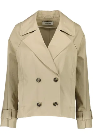 YVES SALOMON Chamarra estilo gabardina