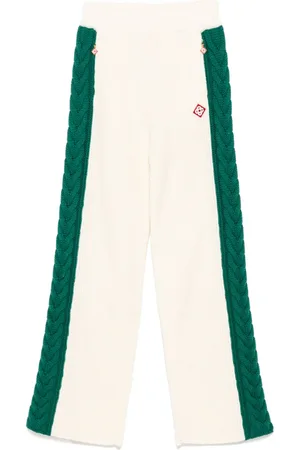 Casablanca Pantalones en tejido de ochos