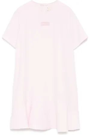 Elisabetta Franchi Vestido con logo bordado