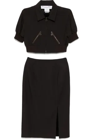 Dior Falda estilo chamarra 2001