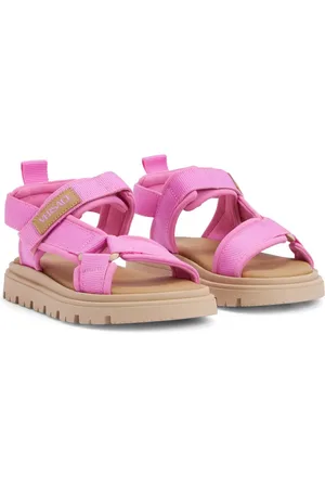 VERSACE Sandalias con parche del logo