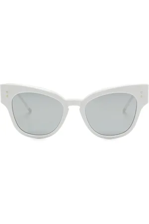 Thom Browne Lentes de sol con armazón cat eye