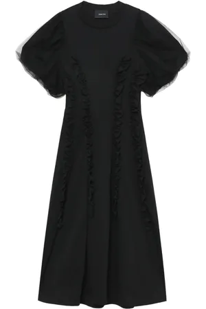 Simone Rocha Vestido midi con volantes