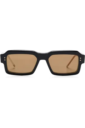 Thom Browne Lentes de sol con armazón cuadrada