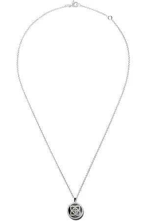 De Beers 18kt Enchanted Lotus Mother-of-Pearl Medal diamond necklace