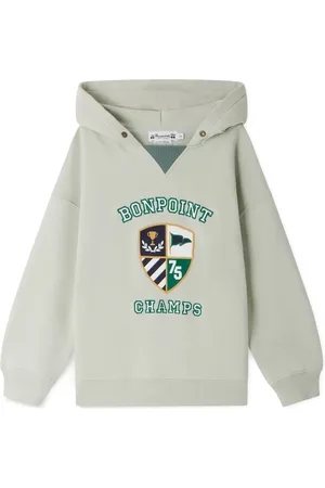 BONPOINT Hoodie con logo bordado