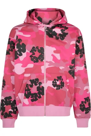 DENIM TEARS Hoodie Pink Camo