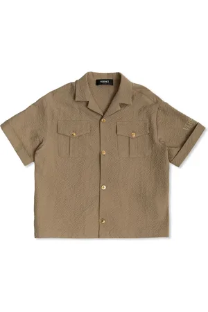 VERSACE Camisa con logo bordado