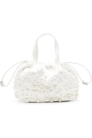 Anya Hindmarch Bolsa bucket con detalle de perlas