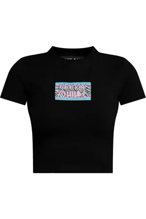 VERSACE Playera con parche del logo
