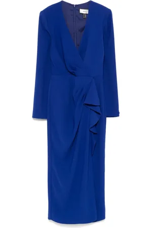 NISSA Vestido midi con cuello en V